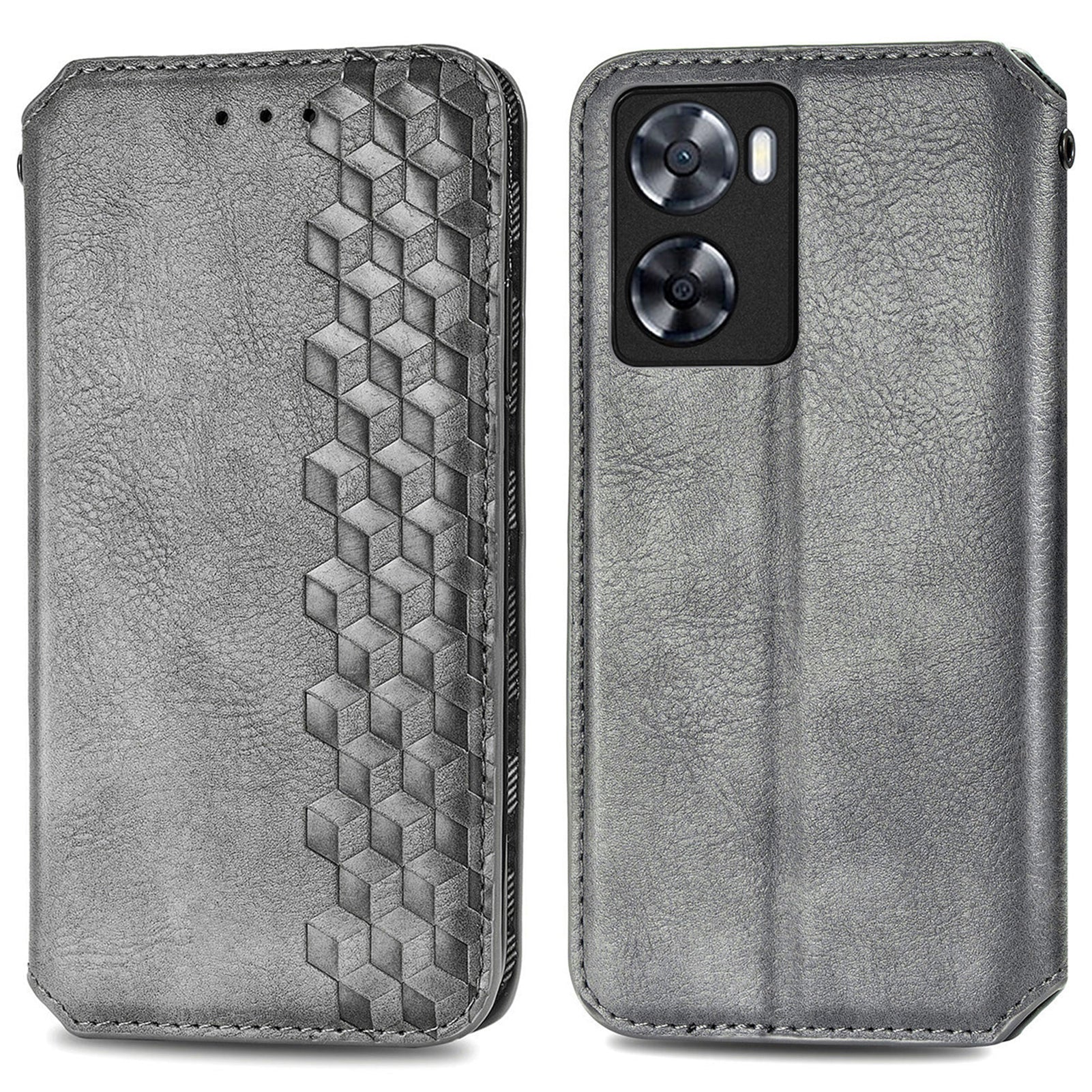 For Oppo A57 4G Imprinting Rhombus Magnetic Auto-Absorbed Flip Leather Phone Case Stand Wallet Anti-drop Cover For Oppo A57 4G Imprinting Rhombus Magnetic Auto-Absorbed Flip Leather Phone Case Stand Wallet Anti-drop Cover
